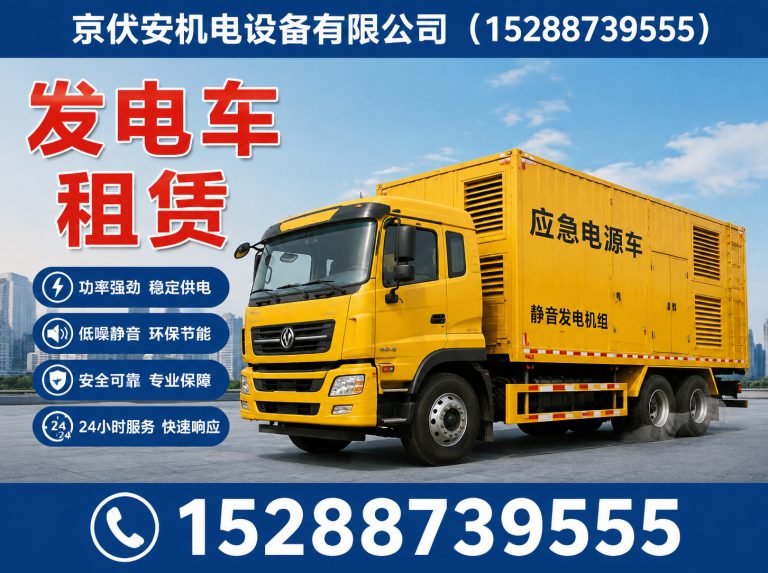 自贡发电车出租展示图